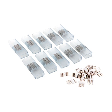 Переходник для одностороннего светодиодного гибкого неона LS001 220V 5050 RGB (10 шт.) PSL-12 Elektrostandard - фото