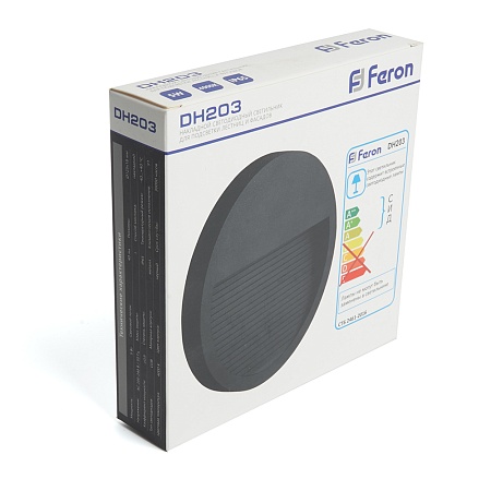 Светодиодный светильник Feron DH203 накладной 5W 4000K, IP65, черный - фото