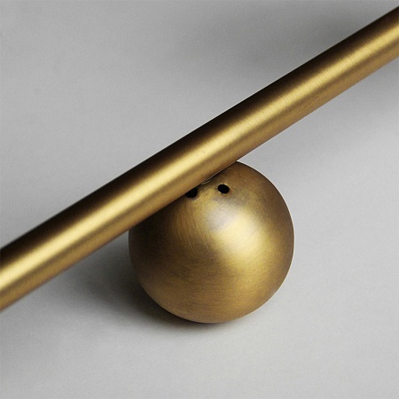 Подвесной Реечный Светильник Hoop L90 Черный Imperiumloft 178061-26 - фото