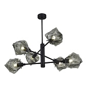 Люстра потолочная ST-Luce Черный/Серо-зеленый E14 6*40W SL1175.402.06