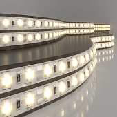 Светодиодная лента 12 В 14,4 Вт/м 60 Led/м 5050 IP65, теплый белый 3300К, 5 м Лента светодиодная 12V 14,4W 60Led 5050 IP65 теплый белый, 5м Elektrostandard