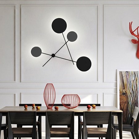 Бра Iride Bernhardt Dots 100 Cm Черный Imperiumloft 101537-26 - фото
