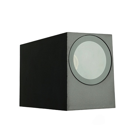 Светильник садово-парковый Feron.ONE DH051-P,на стену, 2*GU10 220-240V, черный пластик - фото