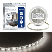 Светодиодная LED лента Feron LS607, 60SMD(5050)/m 14.4W/m 12V 5m 4000К