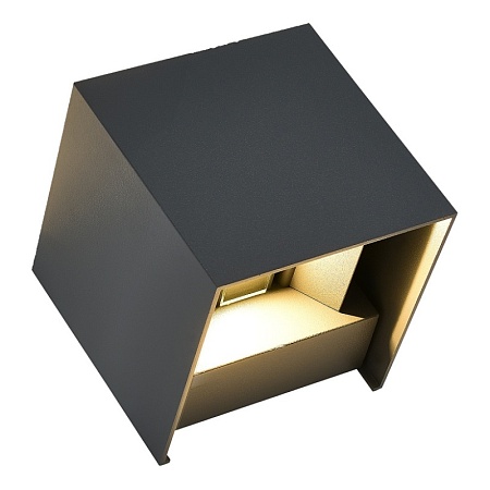 Светильник уличный настенный ST-Luce серый/серый LED 1*10W 2700K SL9513.701.01 - фото