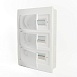 Бокс встраиваемый STEKKER EBX50-2/36-40 36 модулей, белый, пластик, серия Standart - фото