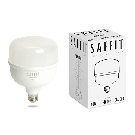 Лампа светодиодная SAFFIT SBHP1060 E27-E40 60W 230V 4000K - фото