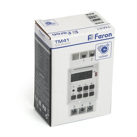 Таймер реле времени Feron TM41 мощность 3500W/16A - фото