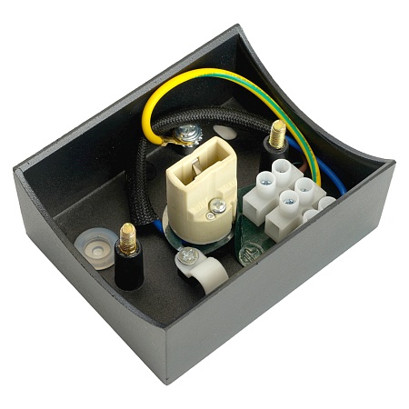 Светильник настенный Feron ML1750 Glow G9,15W, 230V чёрный + золото IP20 - фото