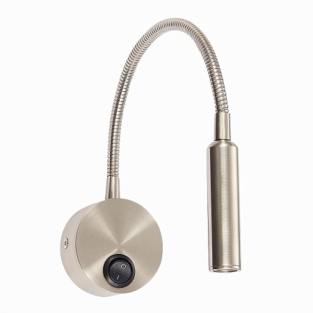 Светильник настенный ST-Luce Никель/Никель LED 1*3W 3000K ST653.131.01 - фото
