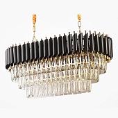Люстра Empire Black Rectangular Chandelier Crystal Imperiumloft 156487-22