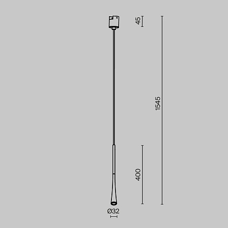 Трековый светильник Technical Waist TR167-1-7W3K-M-B - фото