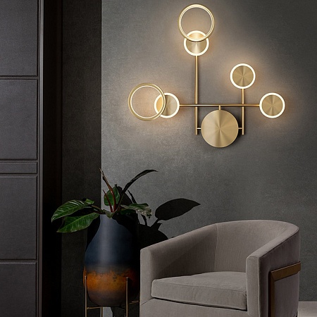 Настенный Светильник Zingy E Brass Imperiumloft 209019-23 - фото