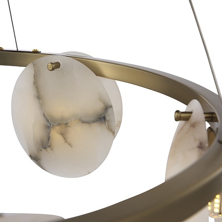 Светильник подвесной ST-Luce Латунь/Алебастр G9 14*5W 4000K SL1520.303.14 - фото