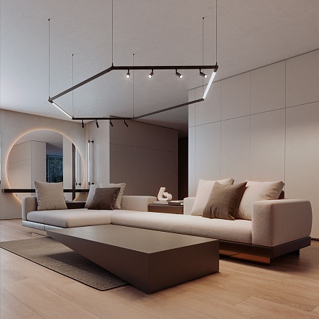 Module System Трековый светильник 18W 3000K (черный) 85177/01 Elektrostandard - фото