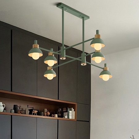 Подвесной Реечный Светильник Fanta Long Yellow Imperiumloft 101570-26 - фото