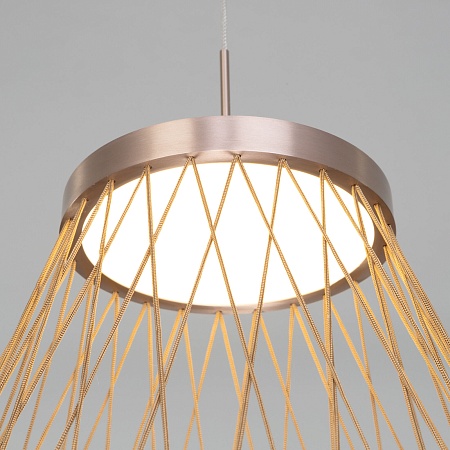 Подвесной светильник Eurosvet 40016/1 LED коричневый - фото