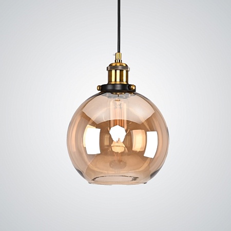 Подвесной Светильник Loft Clear Glass Sphere Cloche Дымчатый Imperiumloft 73694-22 - фото