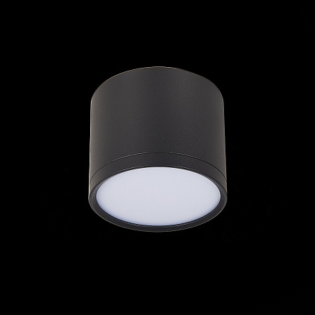 Светильник потолочный Черный LED 1*9W 3000K 702Lm Ra>90 120° IP20 D88xH75 170-240V ST113.432.09 - фото