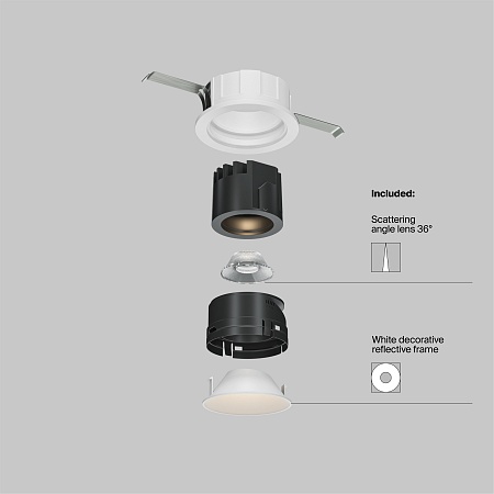 Встраиваемый светильник Technical Wise DL057-7W3K-W - фото