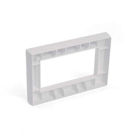 Рамка  2-местная (без перемычки),  пластик, STEKKER, PFR00-7012-01, серия Катрин, белый - фото