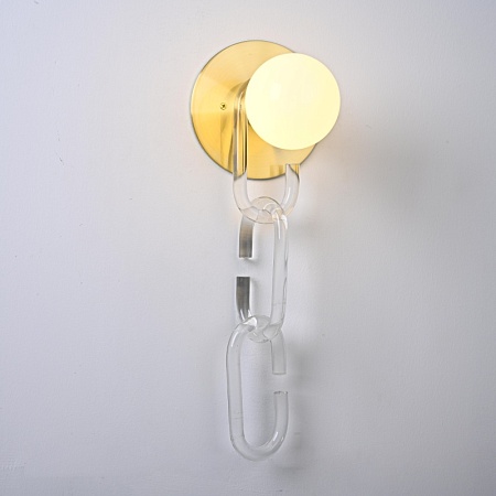 Настенный Светильник Chain Wall Прозрачный Imperiumloft 178089-26 - фото