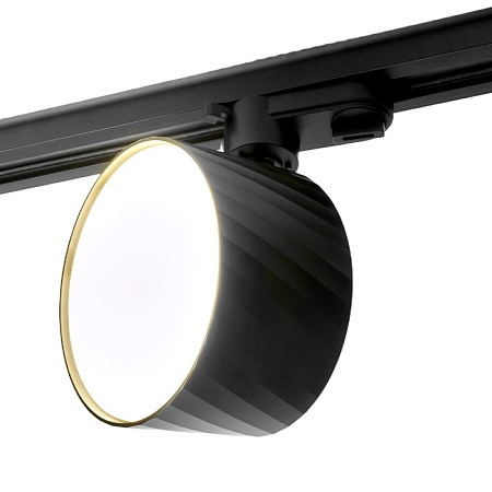 Светильник Feron AL126 трековый однофазный на шинопровод под лампу GX70, черный - фото