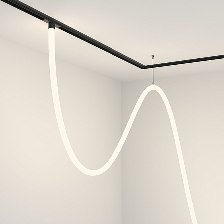 Трековая система Technical подвесная магнитная чёрная 200x200 TS-S-200-TR101-2-100W4K-B