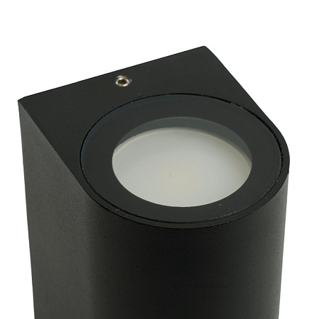 Светильник садово-парковый Feron DH023,на стену, GU10 MR11 230V, черный - фото