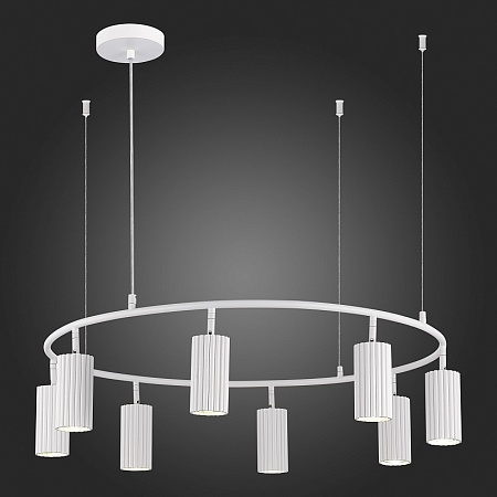 Светильник подвесной ST-Luce Белый/Белый GU10 8*5W 4000K SL1213.503.08 - фото