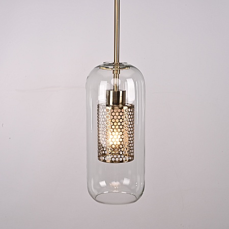 Подвесной Светильник Catch F Cylinder Brass D12 Imperiumloft 186715-26 - фото