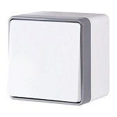 Выключатель одноклавишный влагозащищенный Gallant белый WL15-01-02