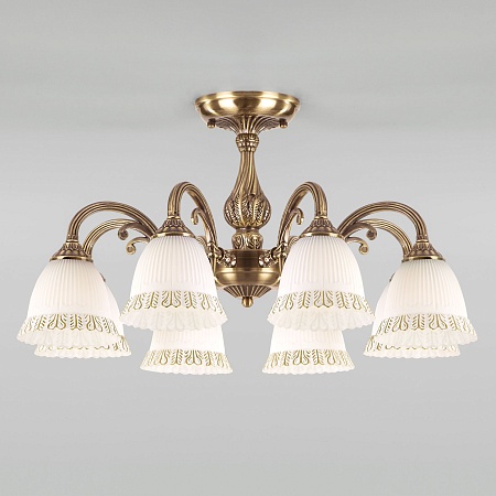 Потолочный светильник Eurosvet 60107/8 античная бронза - фото