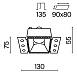 Встраиваемый светильник Technical Share DL051-01-GU10-SQ-WMG - фото