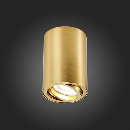 Светильник потолочный Золотистый GU10 1*50W IP20 D70xH100 220V Без ламп ST108.207.01 - фото