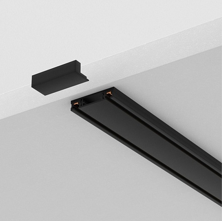 Шинопровод 1м Radity накладной черный - фото