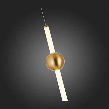 Светильник подвесной ST-Luce Золотистый/Золотистый, Белый LED 1*18W 4000K SL1222.213.01 - фото