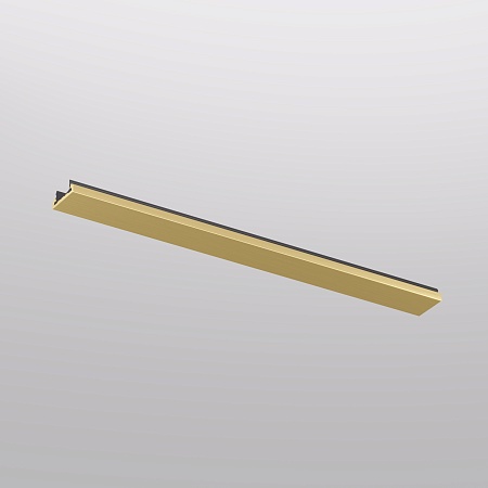 TR5736-SB Декоративная заглушка желоба трека SHINE BASE, 20см, сатинированная латунь, алюминий - фото
