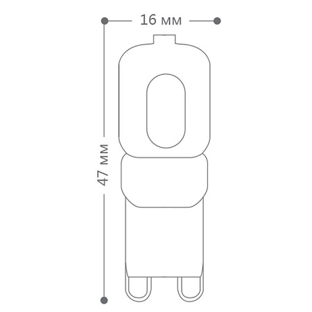 Лампа светодиодная Feron LB-430 G9 5W 230V 4000K - фото