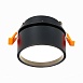 Встраиваемый поворотный светильник Черный LED 1*9W 4000K 720Lm Ra>90 120° IP20 D85xH68 ST651.448.09 - фото
