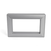 Рамка  2-местная (без перемычки),  пластик, STEKKER, PFR00-7012-08, серия Катрин, золото