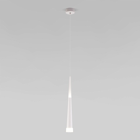 Подвесной светодиодный светильник DLR038 7+1W 4200K белый матовый Elektrostandard - фото