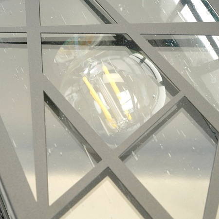 Светильник садово-парковый Feron PL641 на стену 60W 230V E27, черный - фото