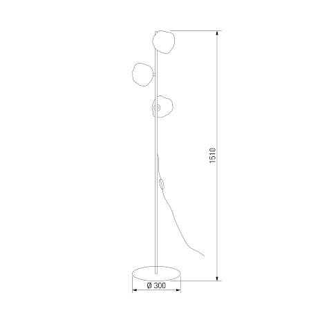 Напольный светильник TK Lighting 16150 Lava Brown - фото