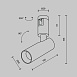 Трековый светильник Technical TR144-1-5W4K-W-PT - фото