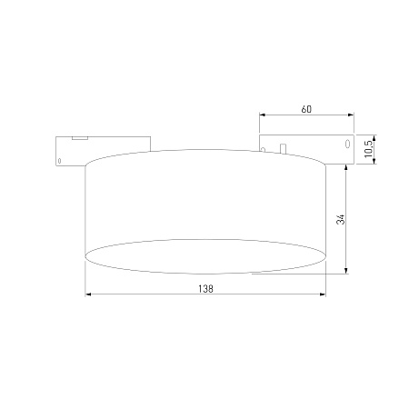 Трековый светильник 12W 3000K Mini Magnetic 85161/01 Elektrostandard - фото