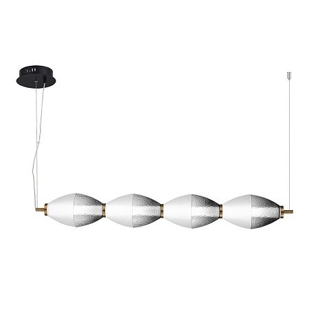Светильник подвесной ST-Luce Черный/Белый, Дымчатый LED 1*28W 3000K SL6130.403.24 - фото