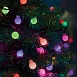 Светодиодная гирлянда Feron CL585 Мультишарики 12м 230V мультиколор, c питанием от сети, черный шнур - фото