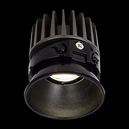 Светодиодный модуль Черный LED 1*12W 3000K 960Lm Ra>90 36° IP20 D69xH85 220-240V ST851.438.12 - фото