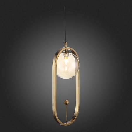 Подвес ST-Luce Бронзовый/Коньячный G9 1*5W SL1201.203.01 - фото